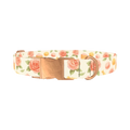 Floral Sweets Dog Collar - metal rose gold