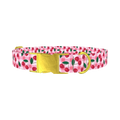 Cherry Picnic Dog Collar - metal gold