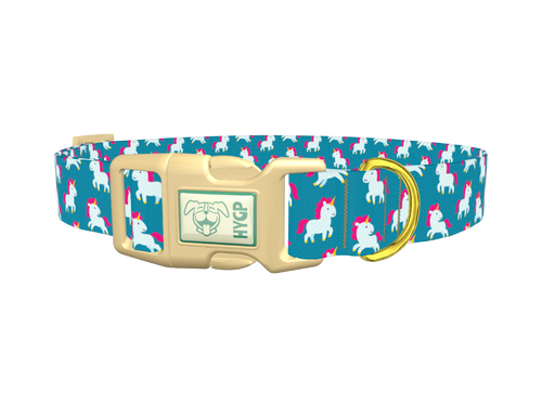 Unicorn Pattern Dog Collar