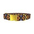 Geometric Star Dog Collar - metal gold