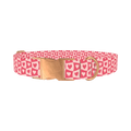 Groovy Heart Dog Collar - metal rose gold