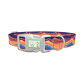 Sunset Cloud Dog Collar - plastic silver
