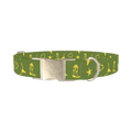 Cowboy Star Dog Collar - metal silver