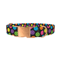 Colorful Smile Dog Collar - metal rose gold