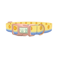 Beach Sun Dog Collar - plastic rose gold