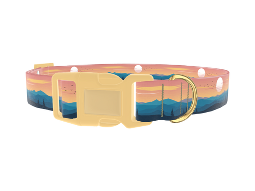 Mountain Sunset Dog Collar
