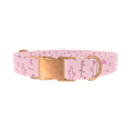 Desert Cactus Dog Collar - metal silver