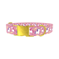 Pink Unicorn Stars Dog Collar - Thumbnail 1