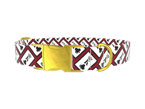 King of Clubs Card Dog Collar