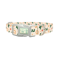 Desert Sunset Dog Collar - plastic silver