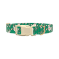 Floral Butterfly Dog Collar - plastic rose gold