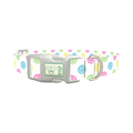 Smiley Face Dog Collar - plastic silver