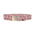 Mystical Nature Dog Collar - metal silver