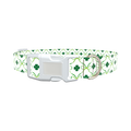 Shamrock Ribbon Dog Collar - plastic rose gold