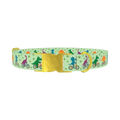 Dinosaur Cycling Dog Collar - metal gold