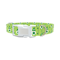 St. Patrick's Day Gnome Dog Collar - plastic rose gold