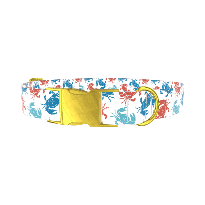 Ocean Crab Dog Collar