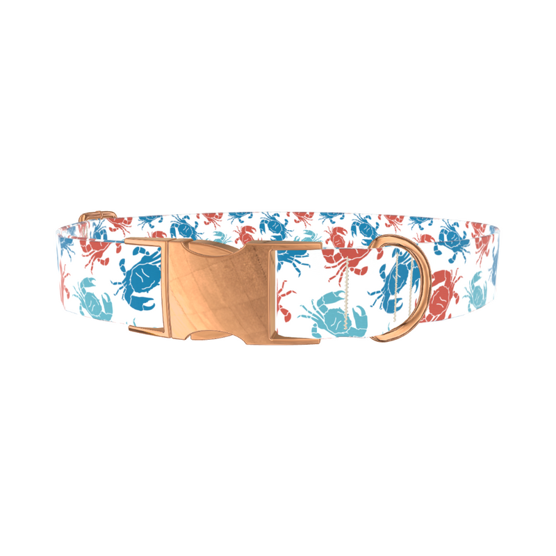 Ocean Crab Dog Collar