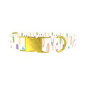 Colorful Surfboard Dog Collar - Thumbnail 1