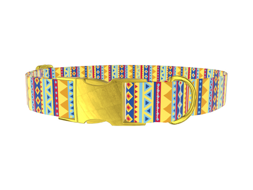 Geometric Stripe Dog Collar
