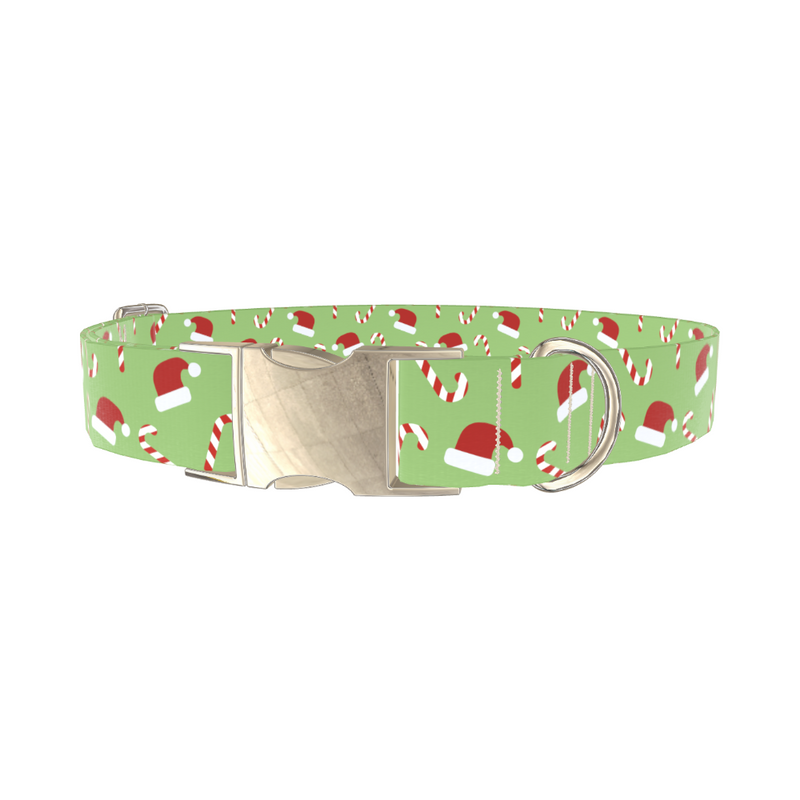 Santa Hat Candy Dog Collar