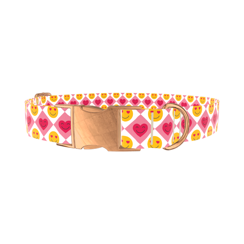 Heart Emoji Dog Collar