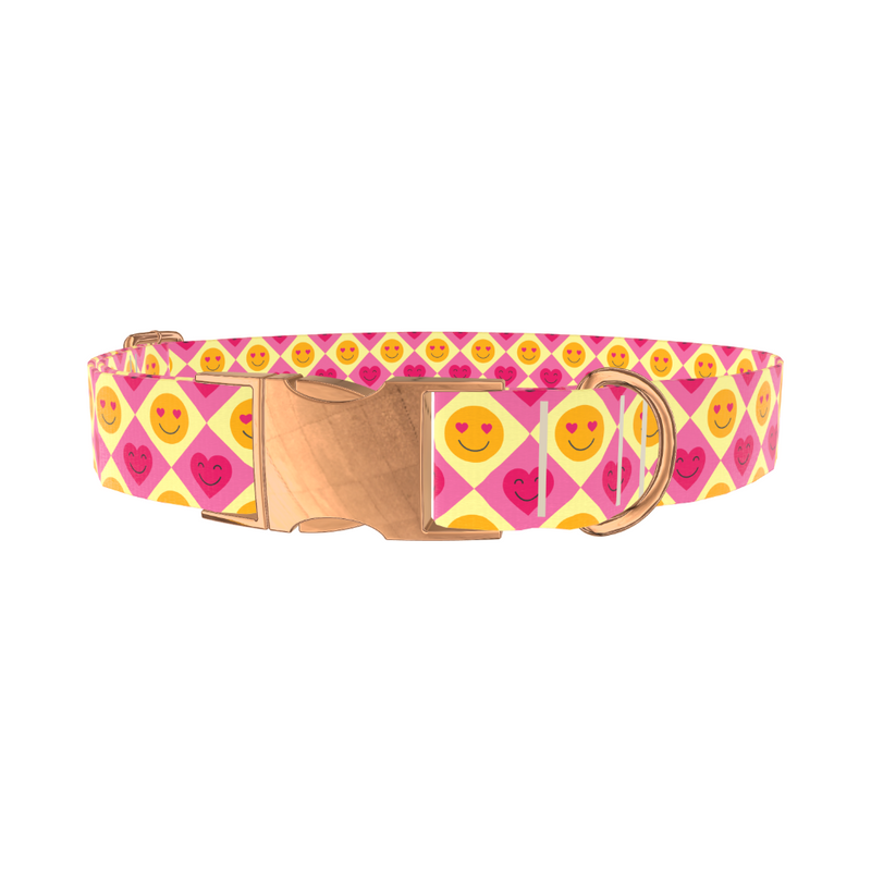 Heart Smile Dog Collar