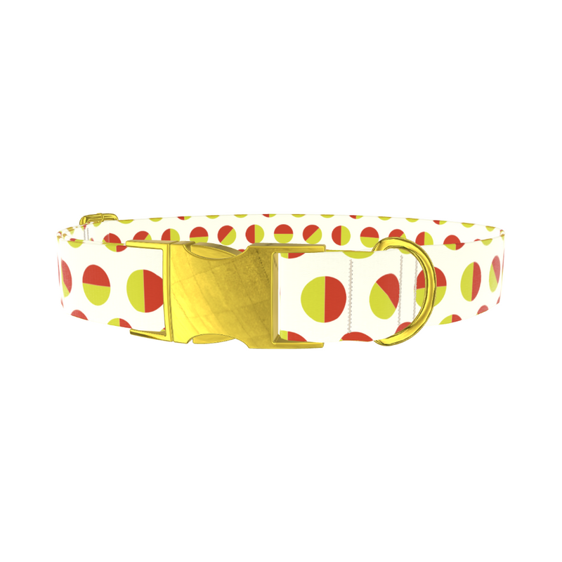 Geometric Polka Dot Dog Collar