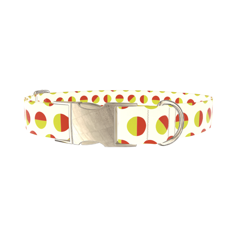 Geometric Polka Dot Dog Collar