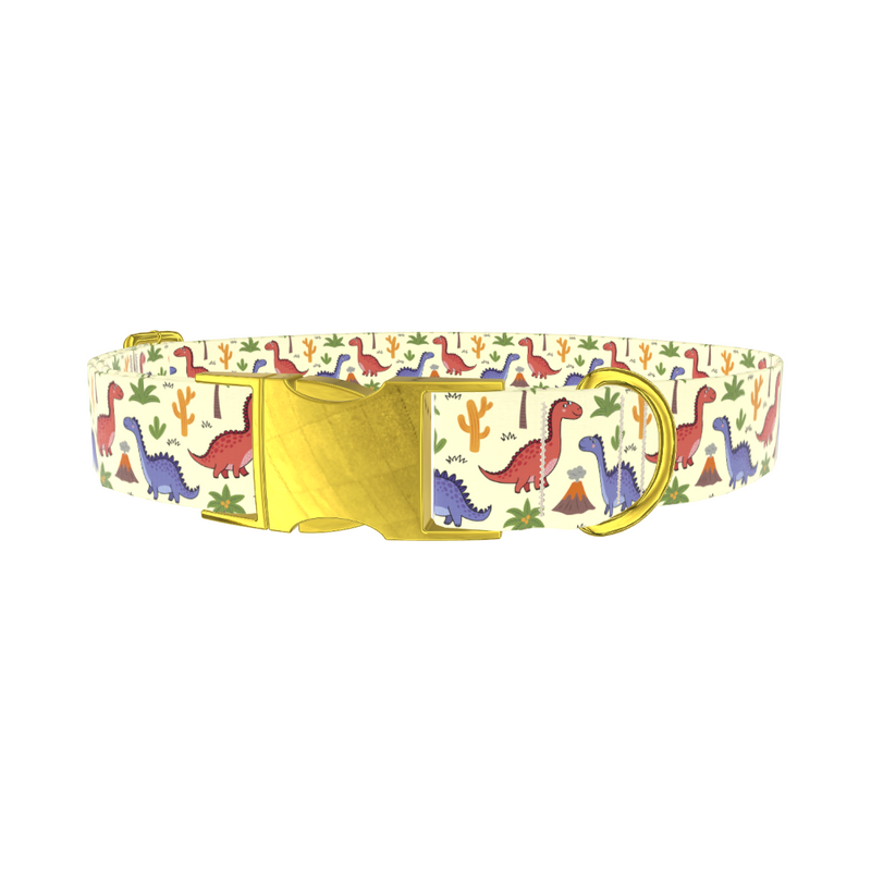 Dinosaur Volcano Dog Collar