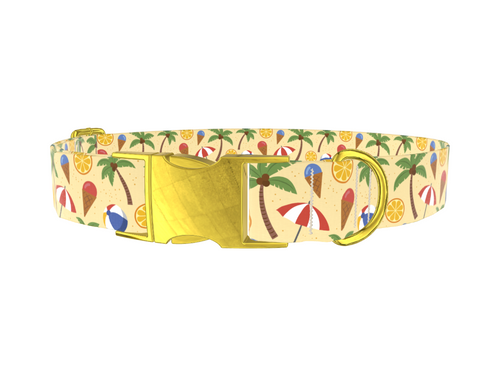Beach Summer Dog Collar