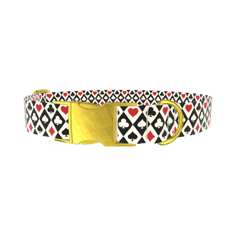 Diamond Card Suit Dog Collar