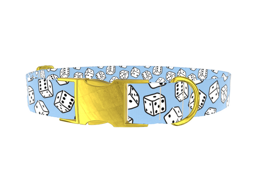 Dice Pattern Dog Collar