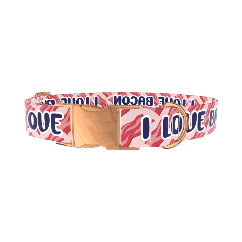 Bacon Love Dog Collar