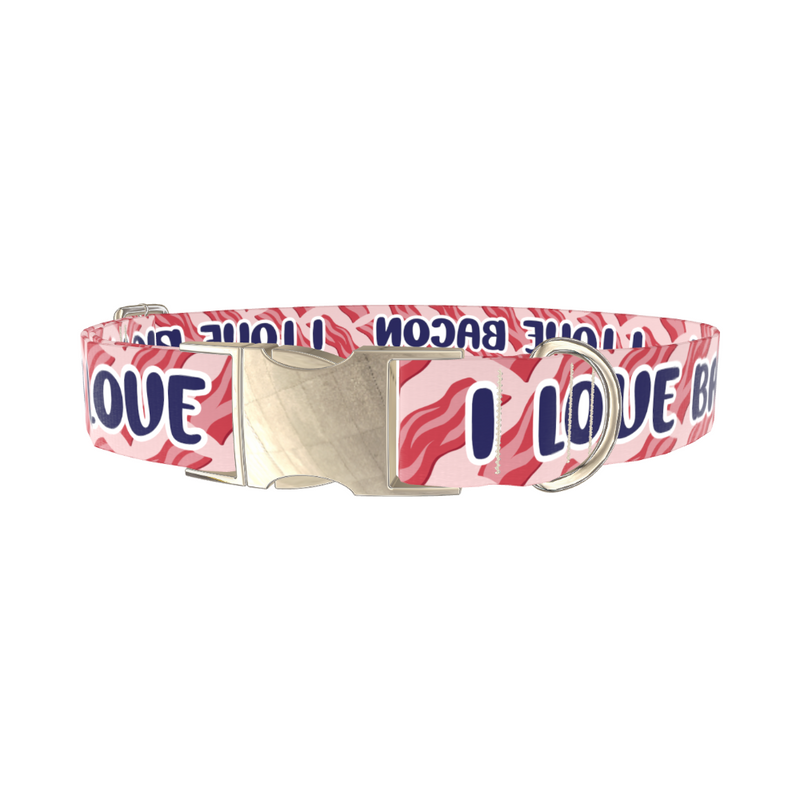 Bacon Love Dog Collar