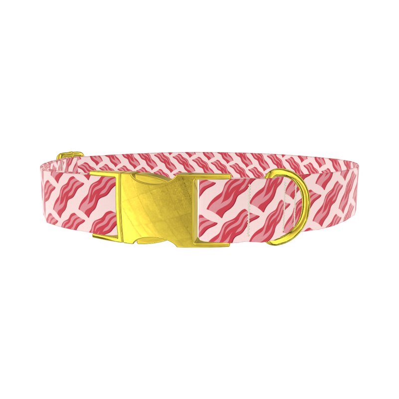Bacon Pattern Dog Collar