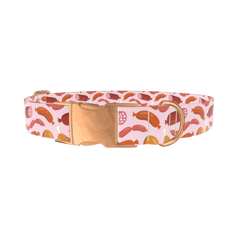Sausage Pattern Dog Collar