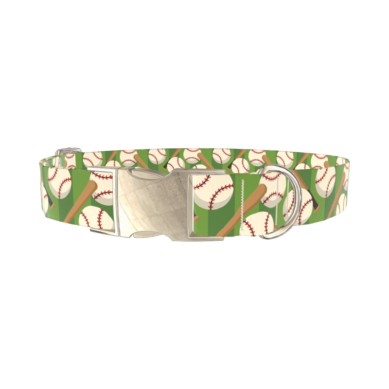 Baseball Pattern Dog Collar