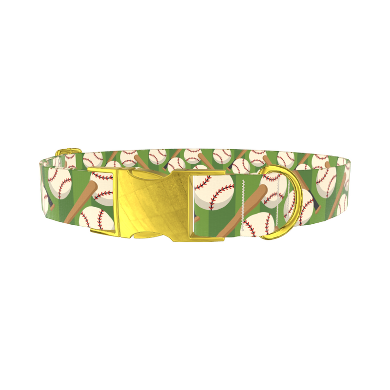 Baseball Pattern Dog Collar