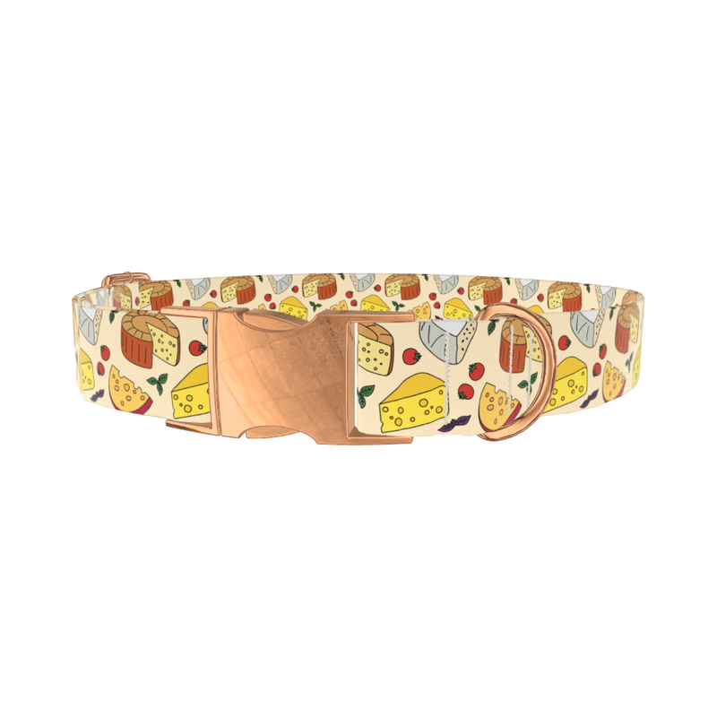Cheese and Tomato Dog Collar
