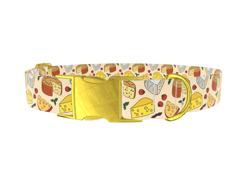 Cheese and Tomato Dog Collar
