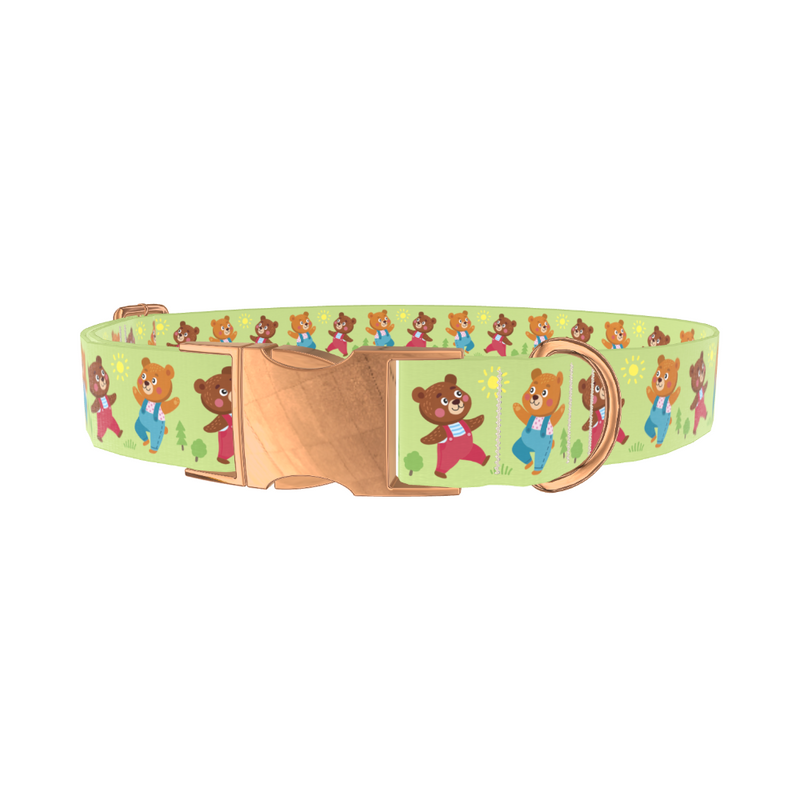 Dancing Teddy Bear Dog Collar