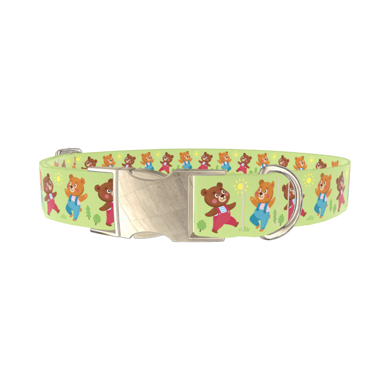 Dancing Teddy Bear Dog Collar