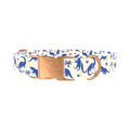 Blue Dinosaur Jungle Dog Collar - Thumbnail 2