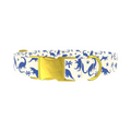 Blue Dinosaur Jungle Dog Collar - Thumbnail 1