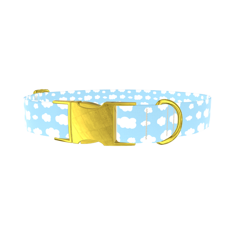 Cloud Pattern Dog Collar
