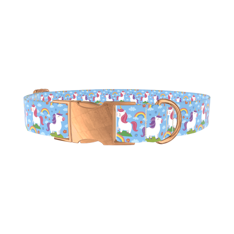 Unicorn Rainbow Dog Collar