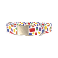 Colorful Brick Pattern Dog Collar - Thumbnail 3