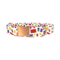 Colorful Brick Pattern Dog Collar - Thumbnail 2