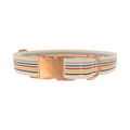 Striped Woven Pattern Dog Collar - Thumbnail 2